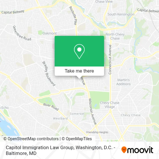 Capitol Immigration Law Group map