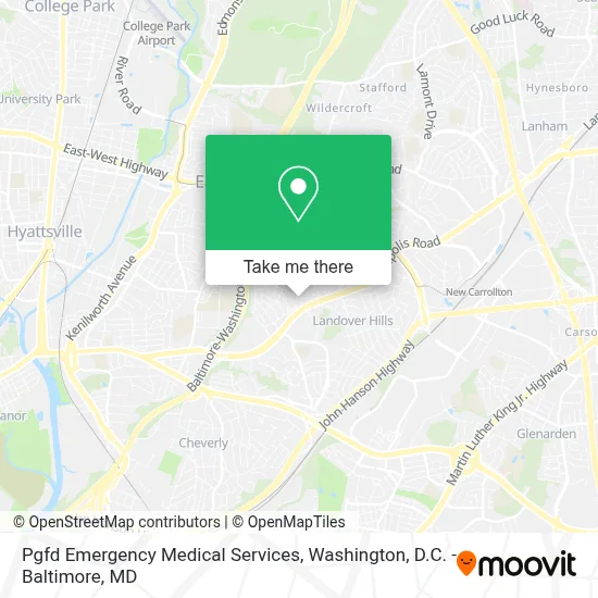 Pgfd Emergency Medical Services map