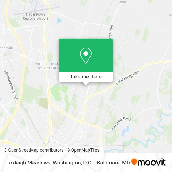 Foxleigh Meadows map