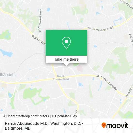 Ramzi Aboujaoude M.D. map