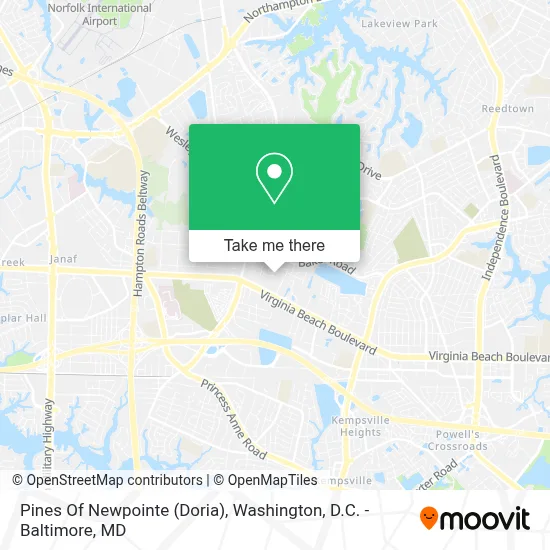 Pines Of Newpointe (Doria) map