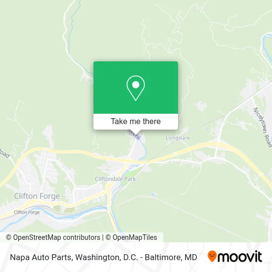 Napa Auto Parts map
