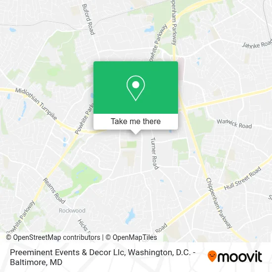 Preeminent Events & Decor Llc map