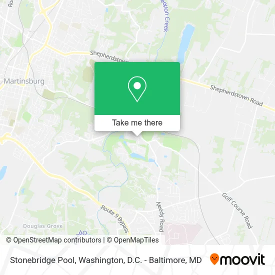 Stonebridge Pool map