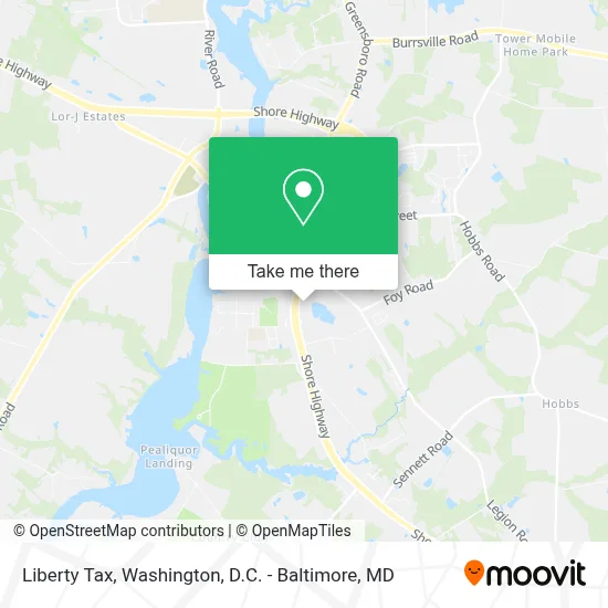 Liberty Tax map