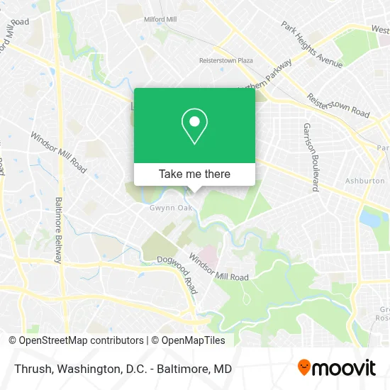 Thrush map