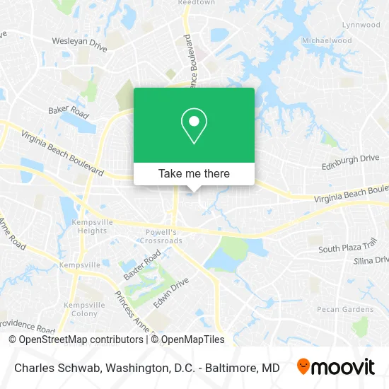 Charles Schwab map