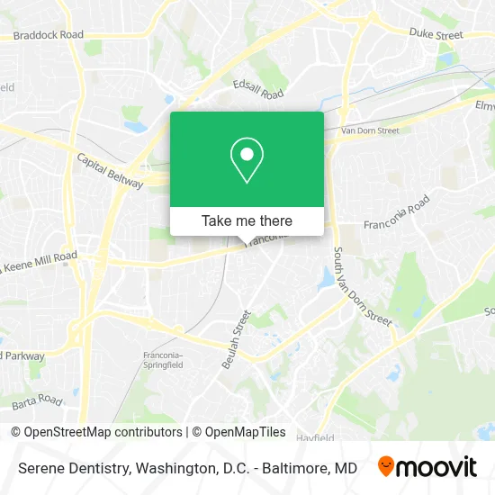 Serene Dentistry map