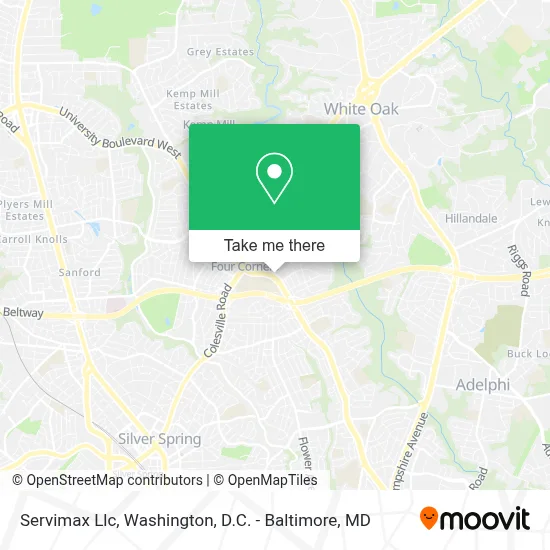 Servimax Llc map