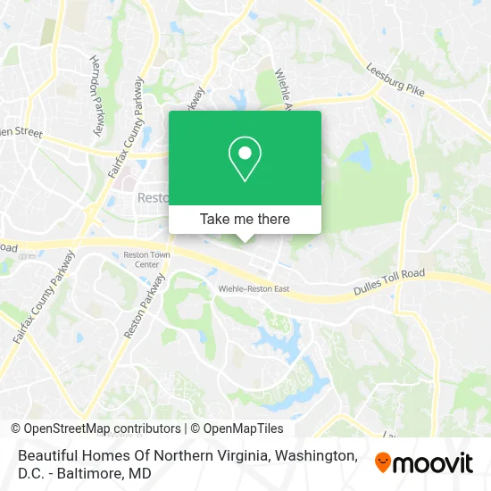 Beautiful Homes Of Northern Virginia map