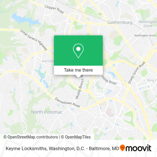 Keyme Locksmiths map