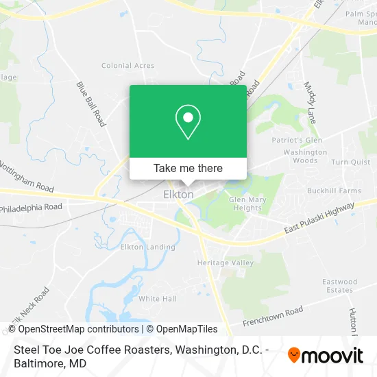 Steel Toe Joe Coffee Roasters map