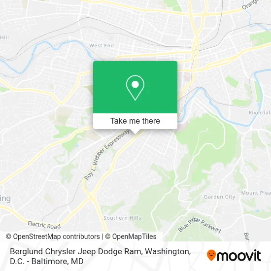 Berglund Chrysler Jeep Dodge Ram map