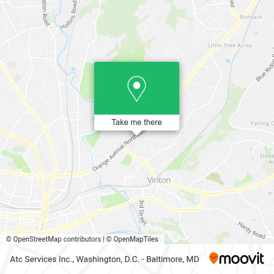 Atc Services Inc. map