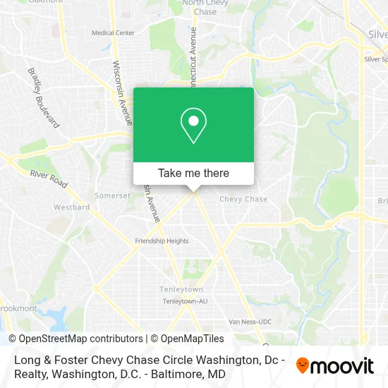 Long & Foster Chevy Chase Circle Washington, Dc - Realty map