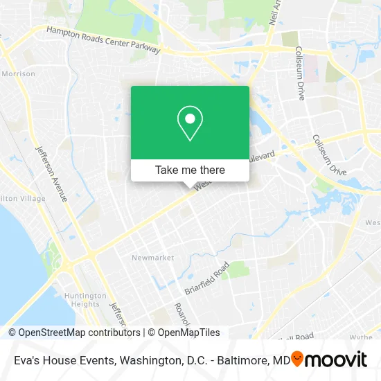 Eva's House Events map