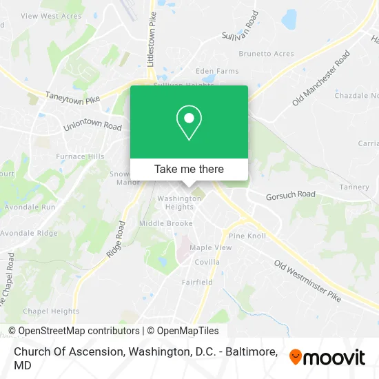 Church Of Ascension map