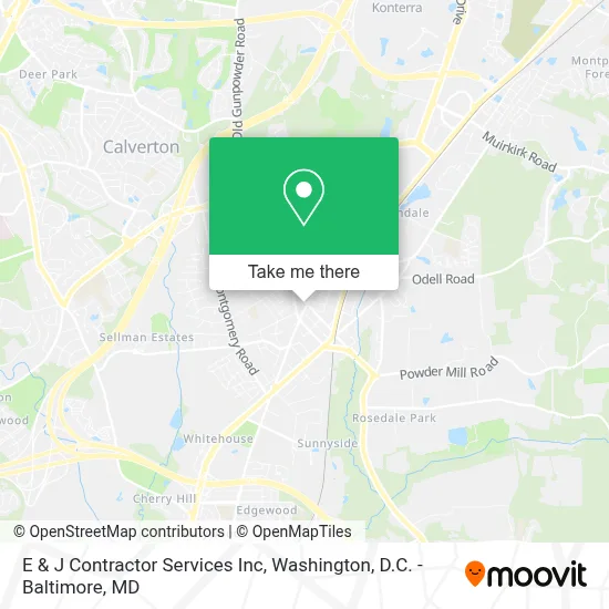E & J Contractor Services Inc map