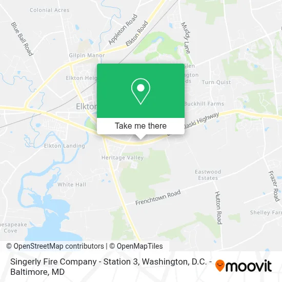 Singerly Fire Company - Station 3 map