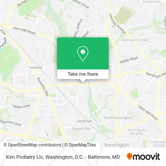 Kim Podiatry Llc map