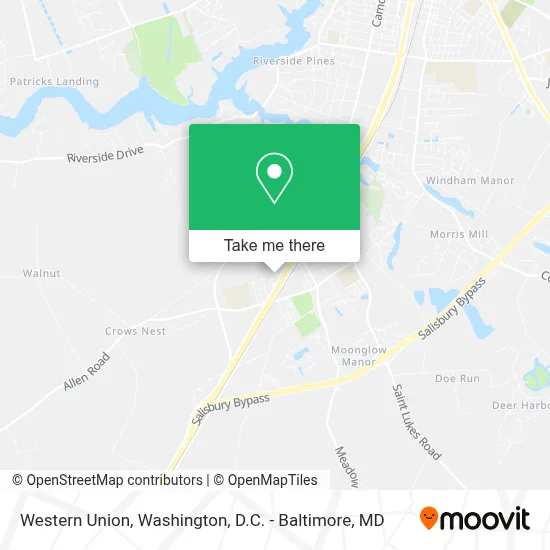 Western Union map