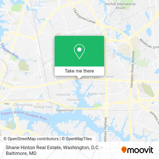Shane Hinton Real Estate map