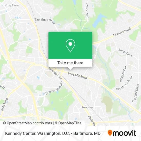 Kennedy Center map