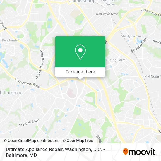 Ultimate Appliance Repair map