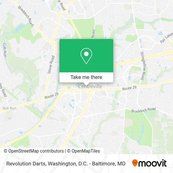 Revolution Darts map