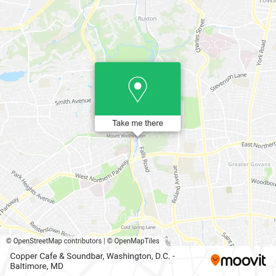 Copper Cafe & Soundbar map