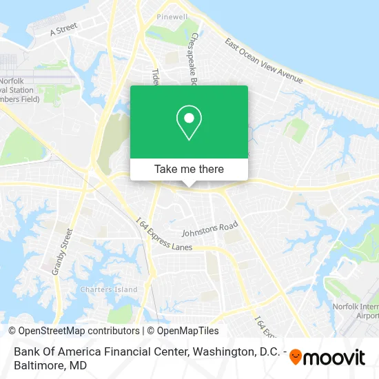 Bank Of America Financial Center map