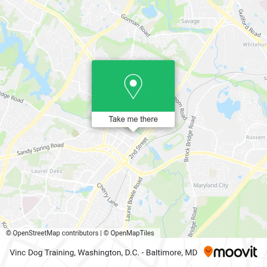 Vinc Dog Training map