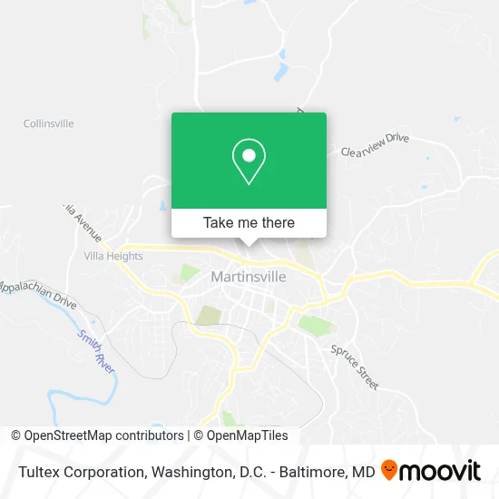 Tultex Corporation map