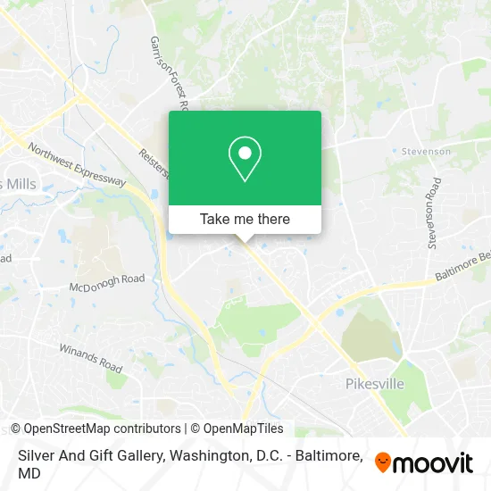 Silver And Gift Gallery map