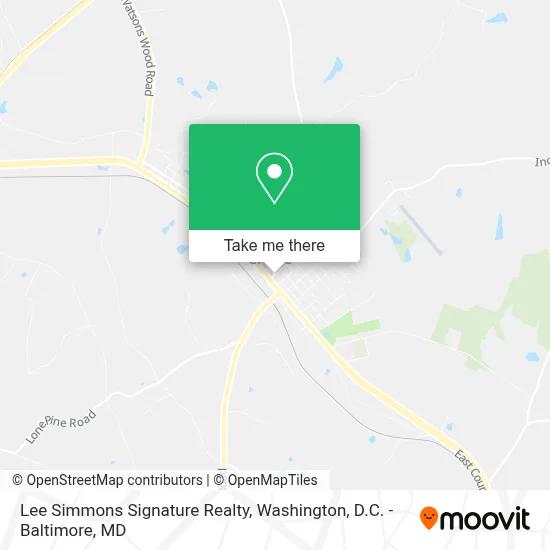 Lee Simmons Signature Realty map