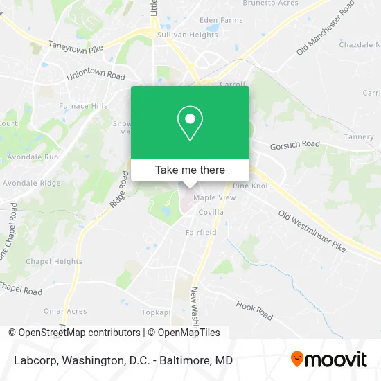 Labcorp map