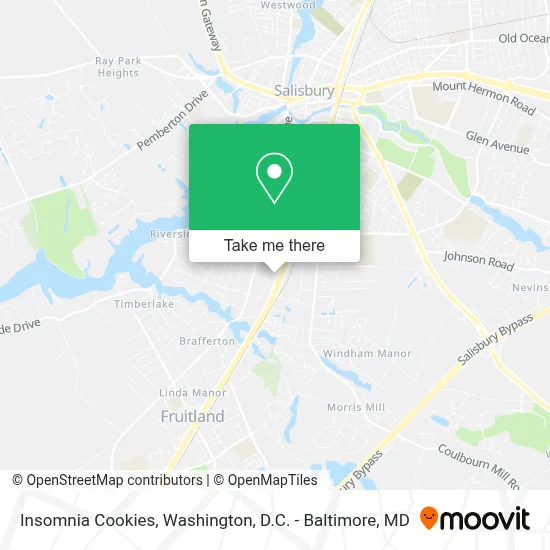 Insomnia Cookies map