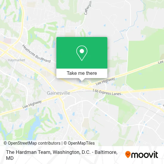 The Hardman Team map