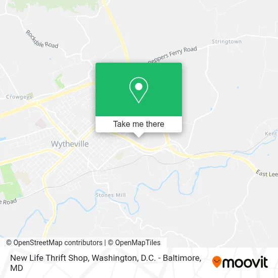 New Life Thrift Shop map