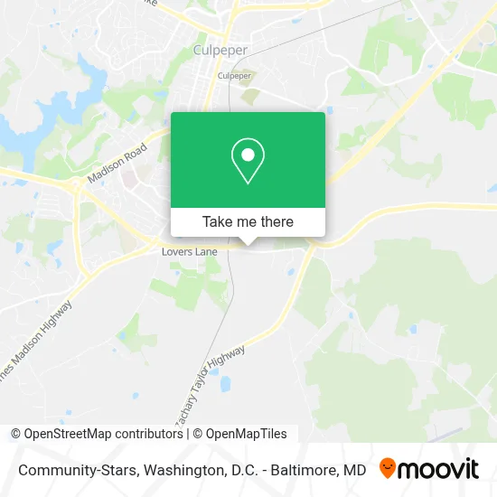 Community-Stars map