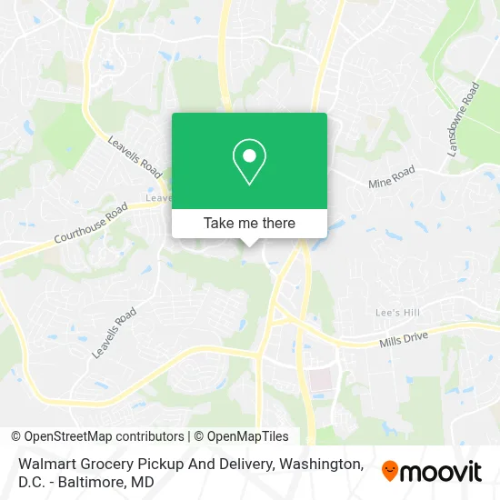 Walmart Grocery Pickup And Delivery map