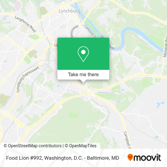 Food Lion #992 map