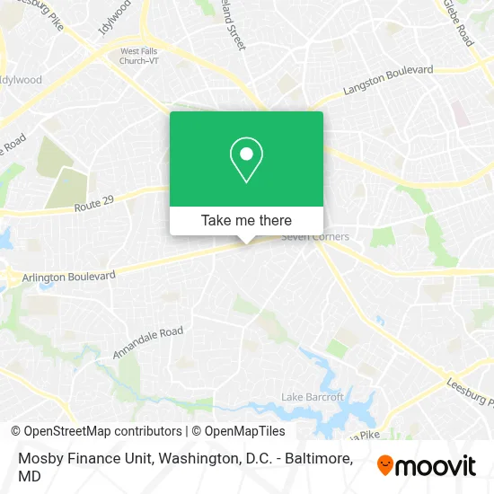 Mosby Finance Unit map