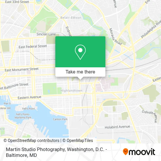 Martin Studio Photography map