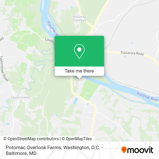 Potomac Overlook Farms map