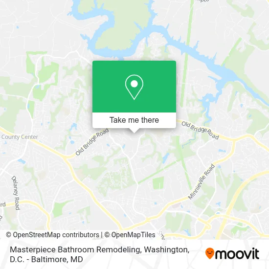 Masterpiece Bathroom Remodeling map
