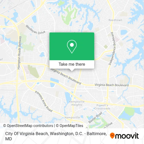 City Of Virginia Beach map