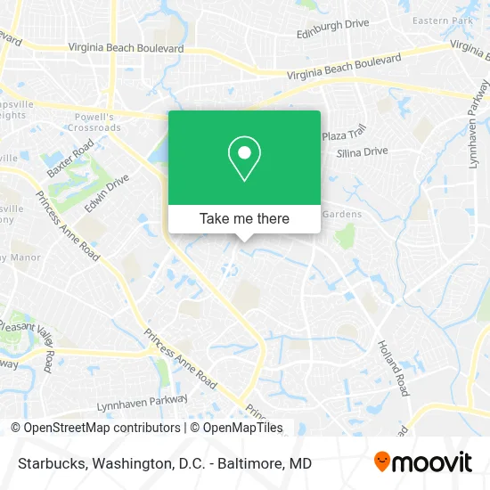 Starbucks map