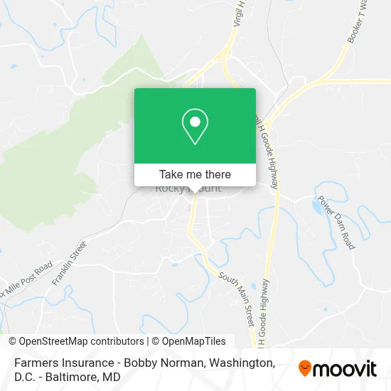 Farmers Insurance - Bobby Norman map