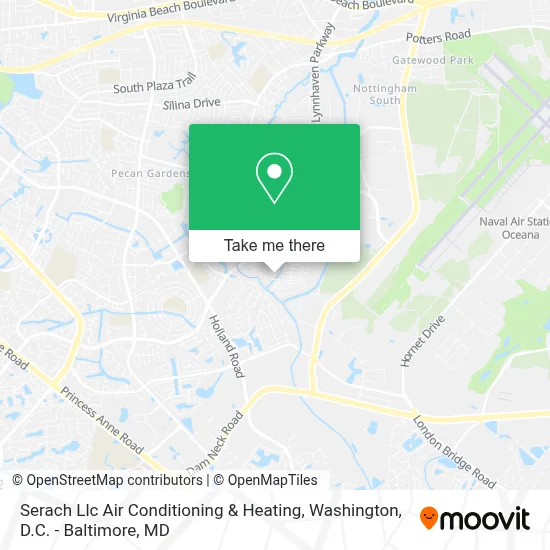 Serach Llc Air Conditioning & Heating map